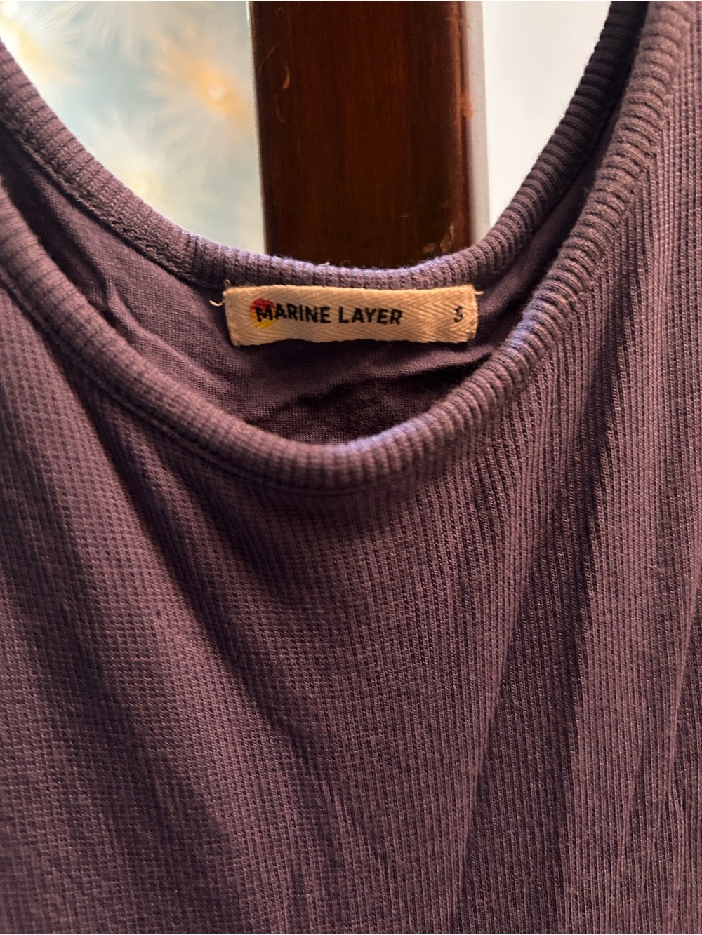Marine Layer Sleeveless Maxi Dress in Plum - Picture 2 of 2